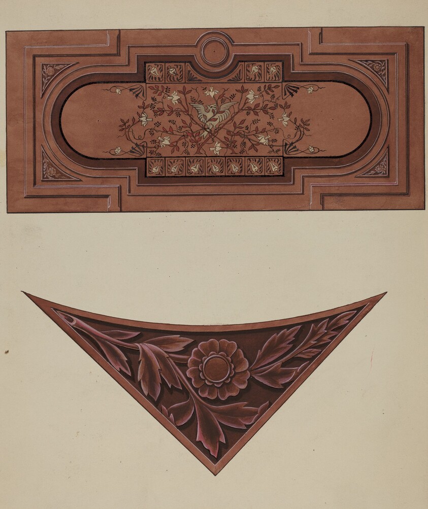 Inlaid Wood Panel