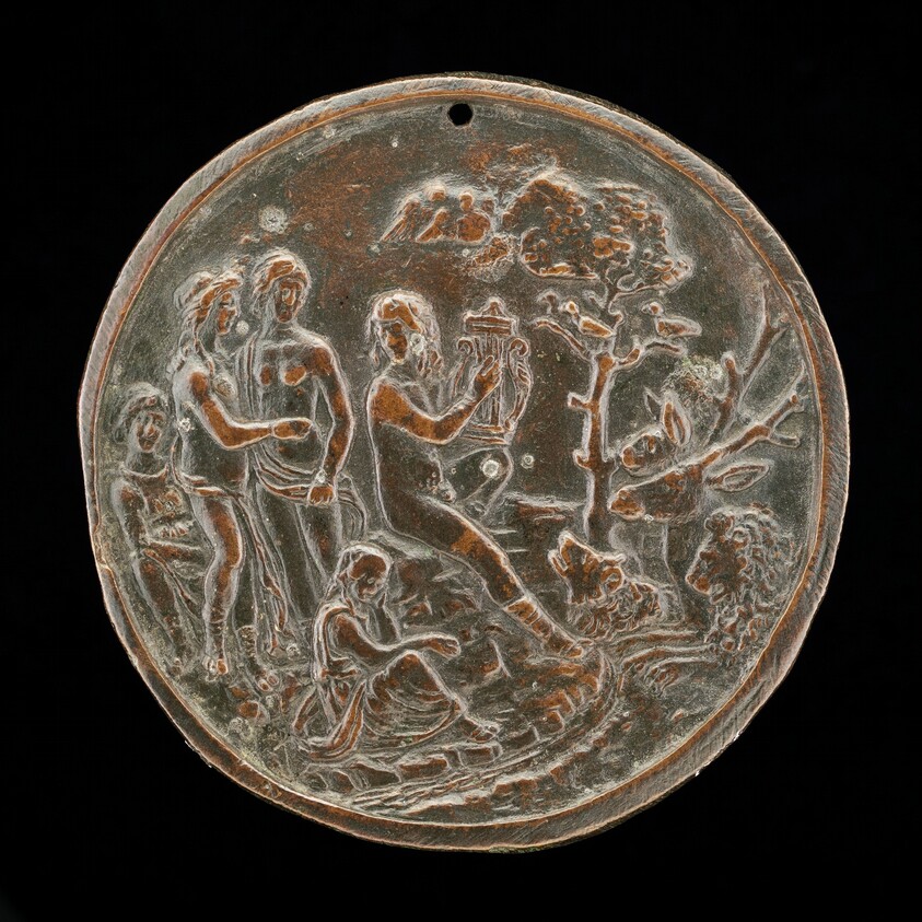 Orpheus Playing to the Animals