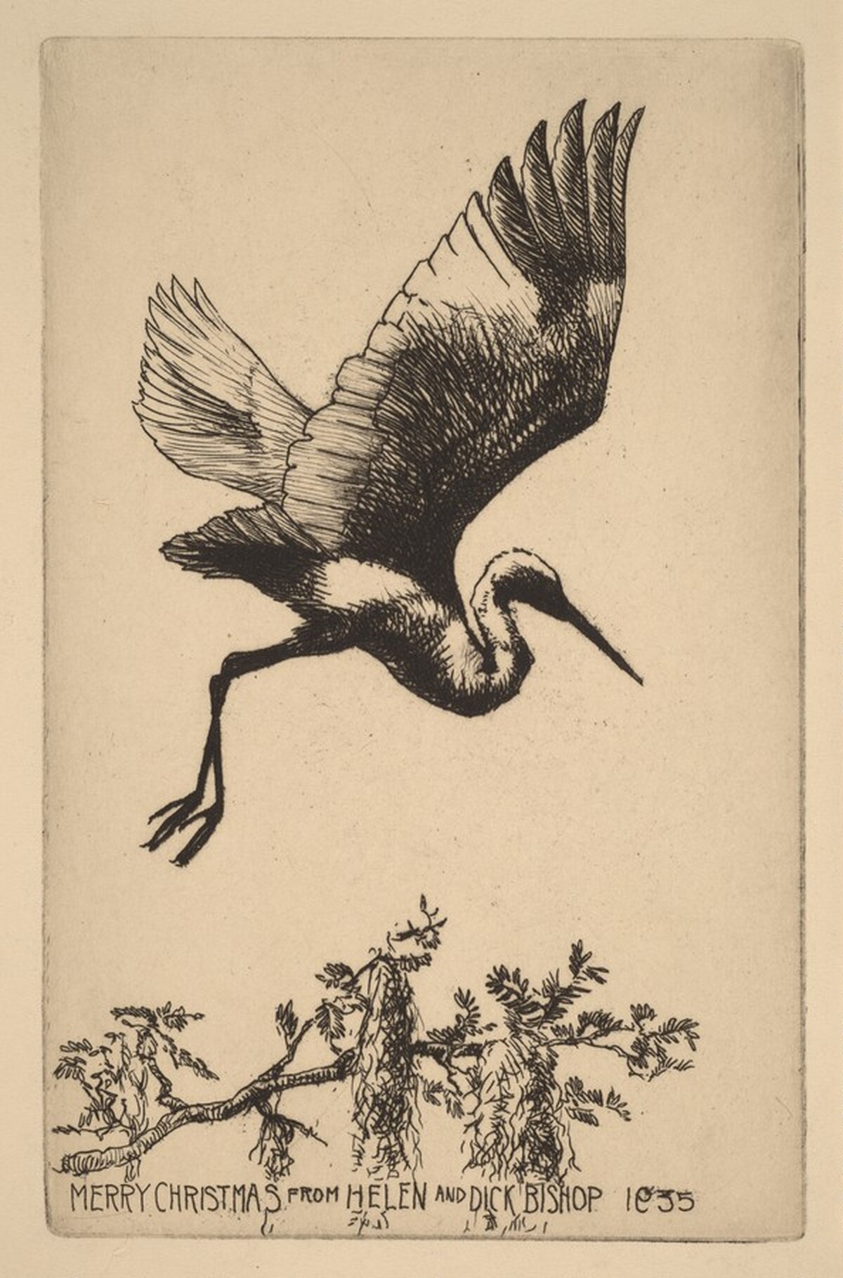 Christmas Card from Helen and Dick Bishop