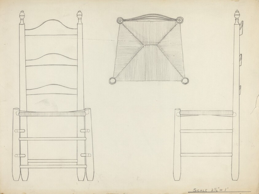 Study for Drawing of Chair