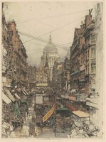 London, Fleet Street, Luigi Kasimir, late 1920s