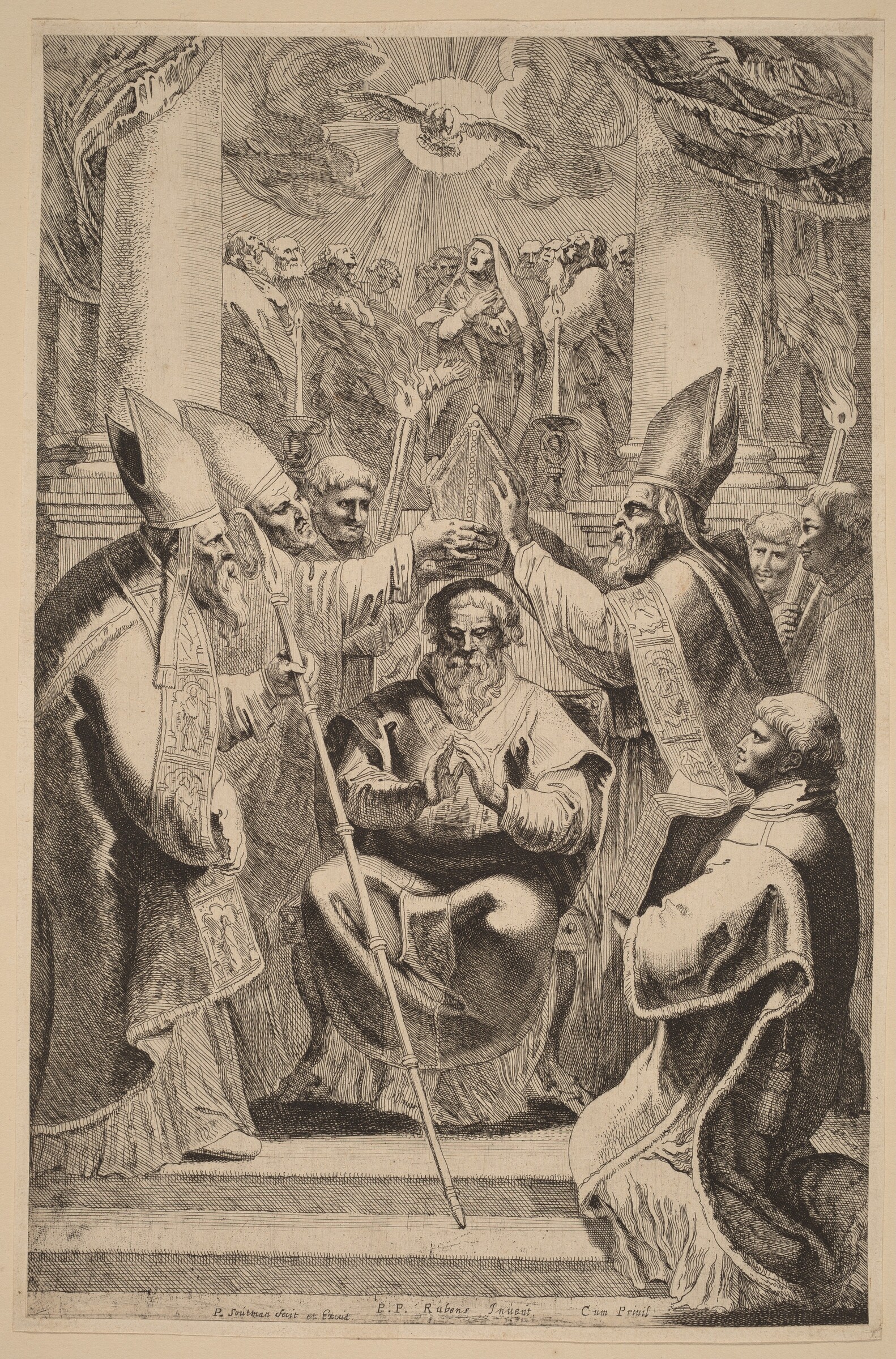 The Consecration of a Bishop, Pieter Claesz Soutman, after Sir Peter Paul Rubens