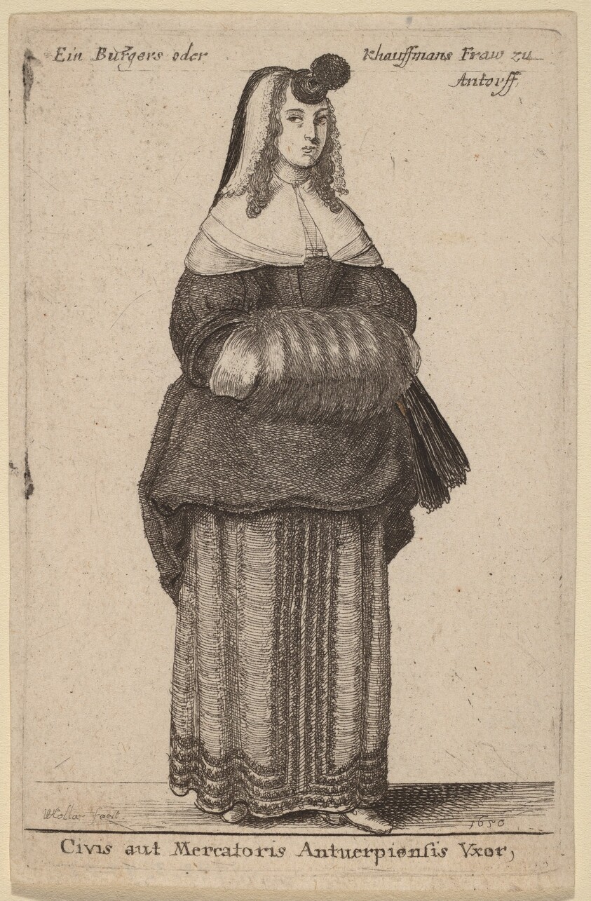Ciuis aut Mercatoris Antuerpiensis Vxor