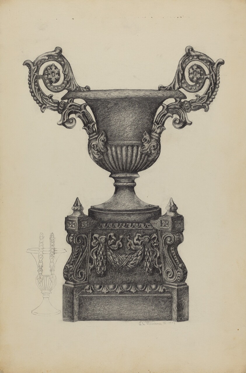 Cast Iron Urn