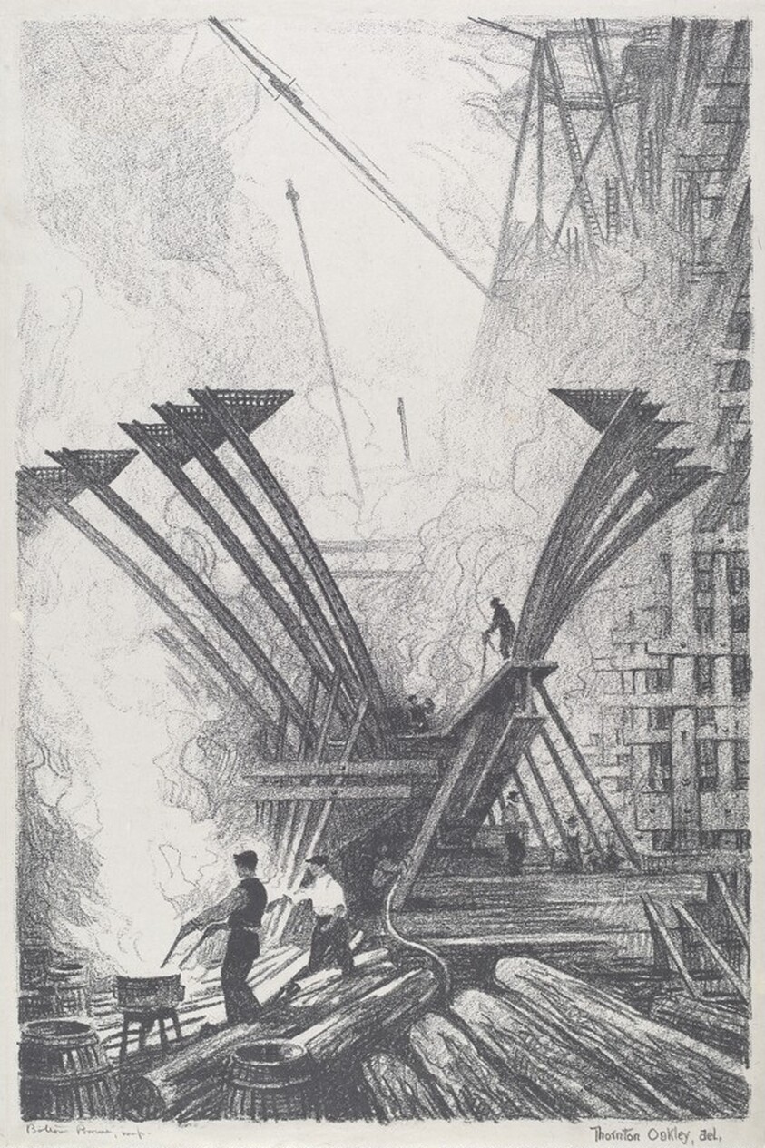 Hog Island. Ribs of a Beginning Ship