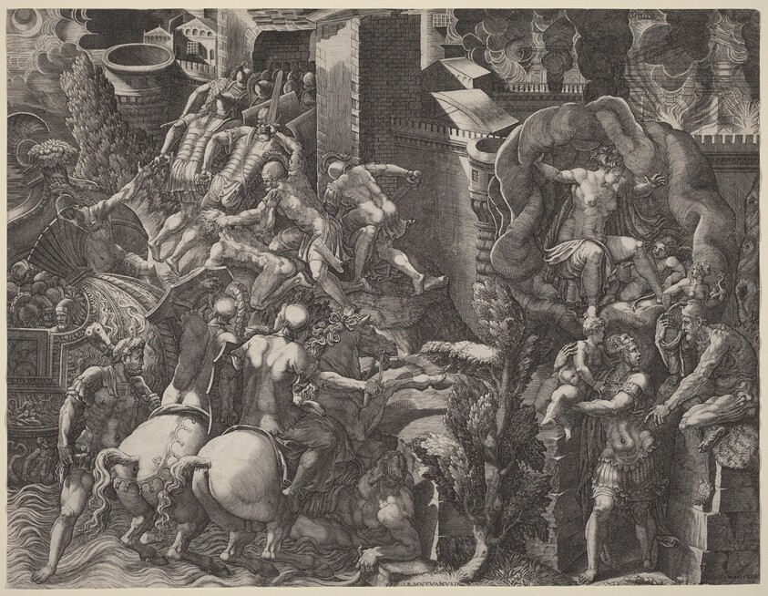 The Fall of Troy and the Escape of Aeneas