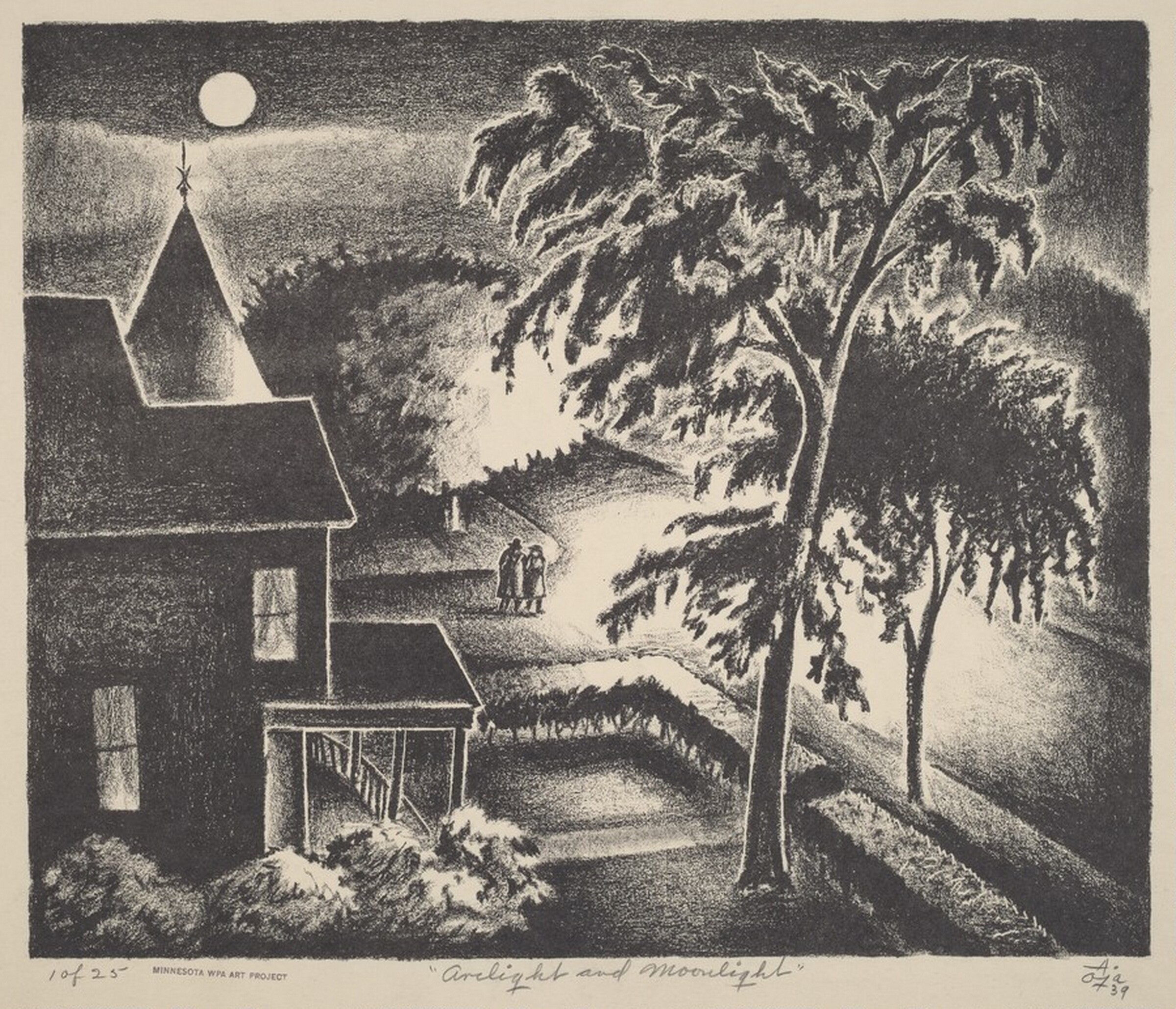 Arclight and Moonlight, Alexander Oja, 1939