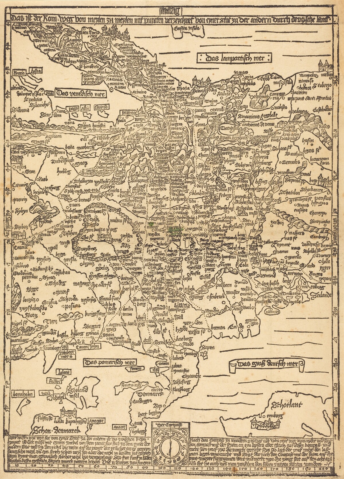 Road Map of Central Europe