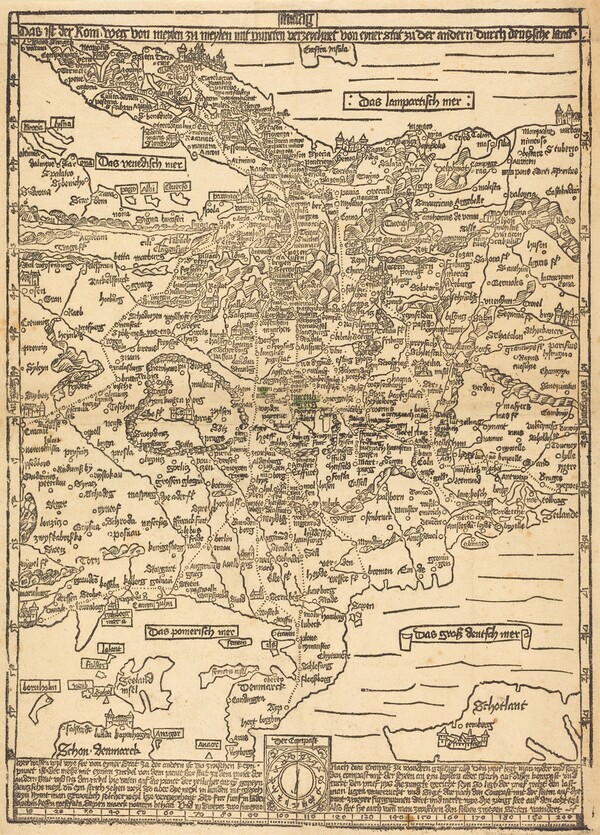 Road Map of Central Europe
