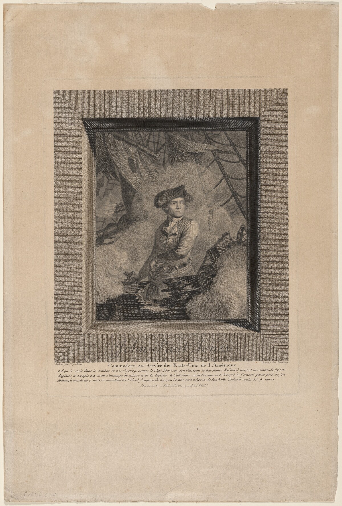 John Paul Jones, Commodore au Service des Etats Unis de l'Amérique (John Paul Jones, Commodore in the Service of the United States of America)