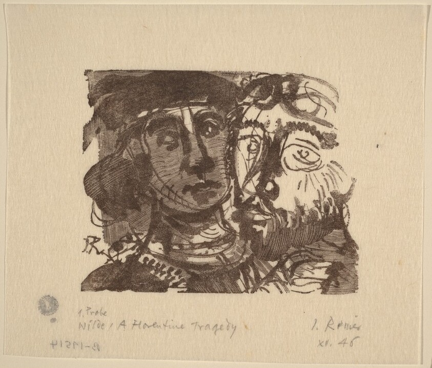 Illustration to Wilde, "A Florentine Tragedy"