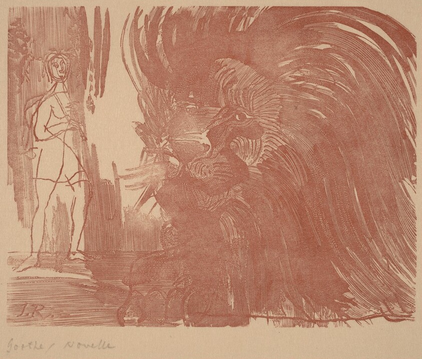 Illustration to Goethe's "Novelle"