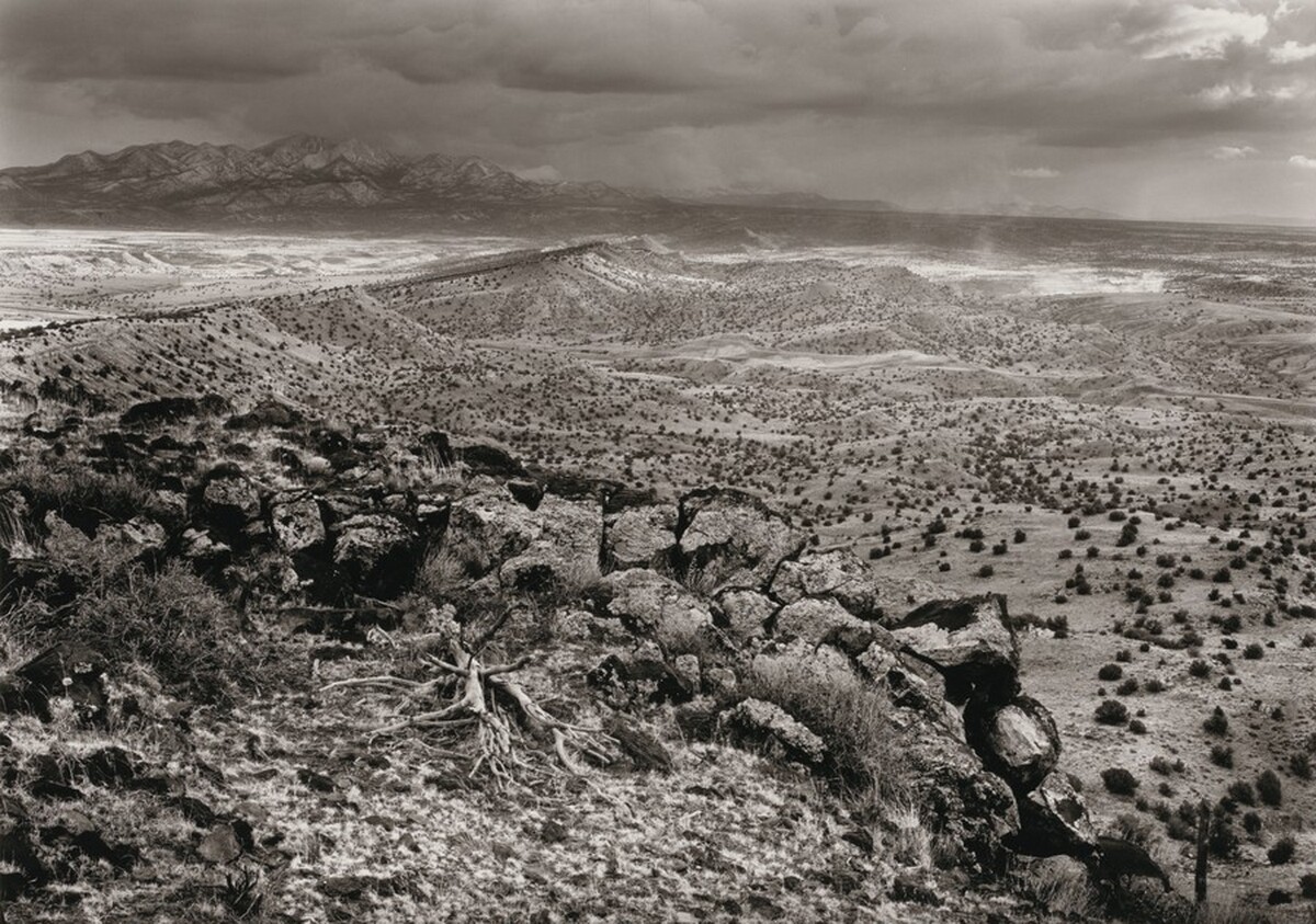 From La Bajada Mesa Toward the Oritz Mountains
