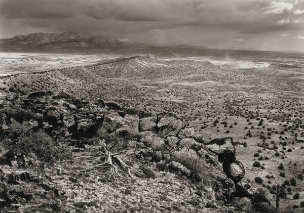 From La Bajada Mesa Toward the Oritz Mountains