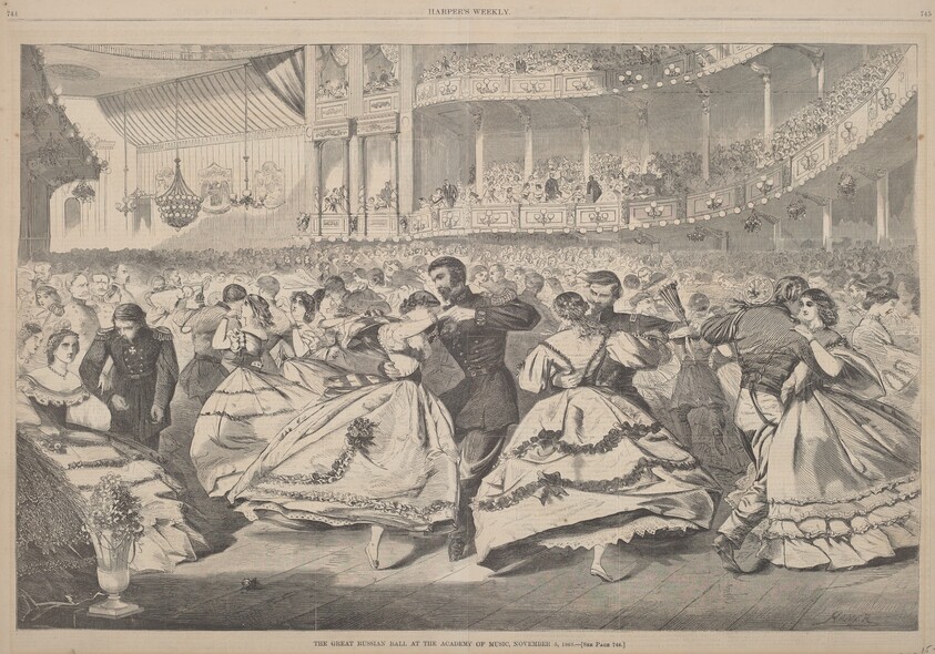 The Great Russian Ball at the Academy of Music, November 5, 1863