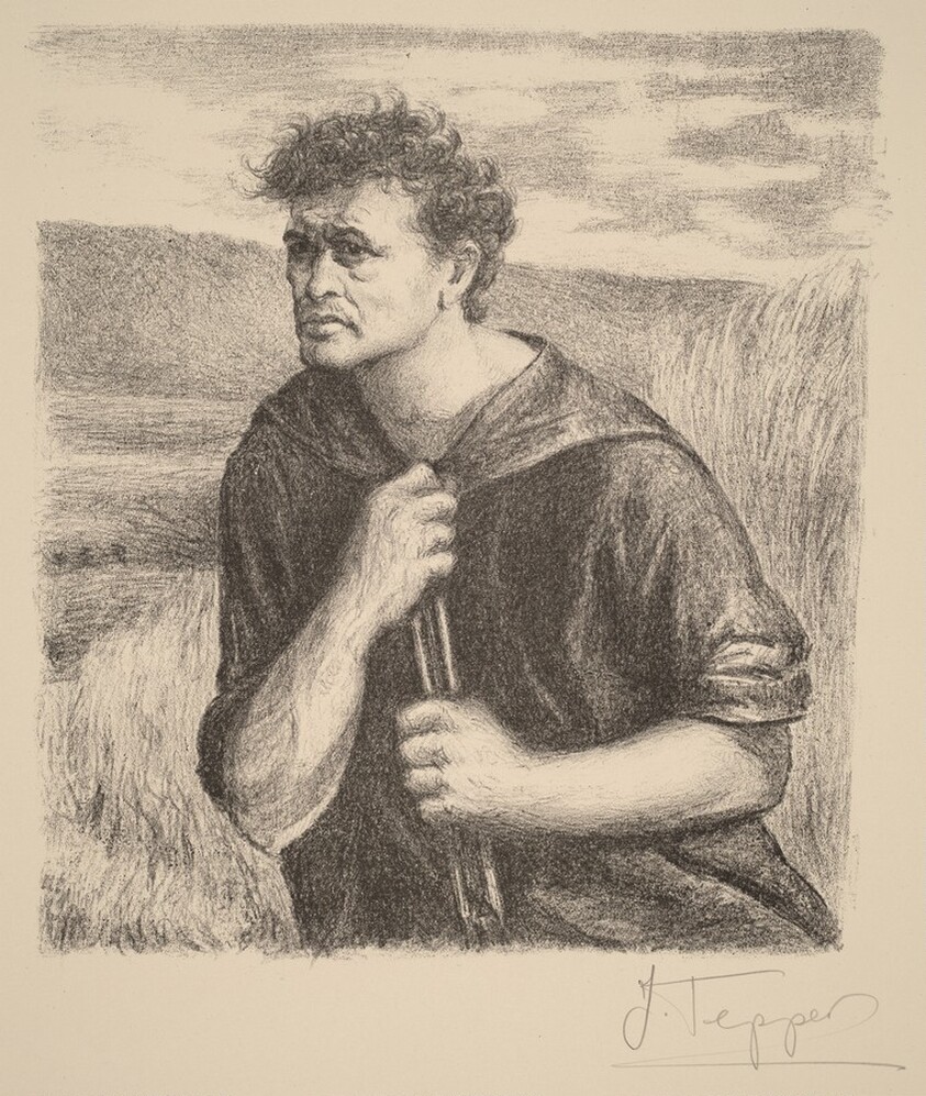 Bust of a Man in a Landscape