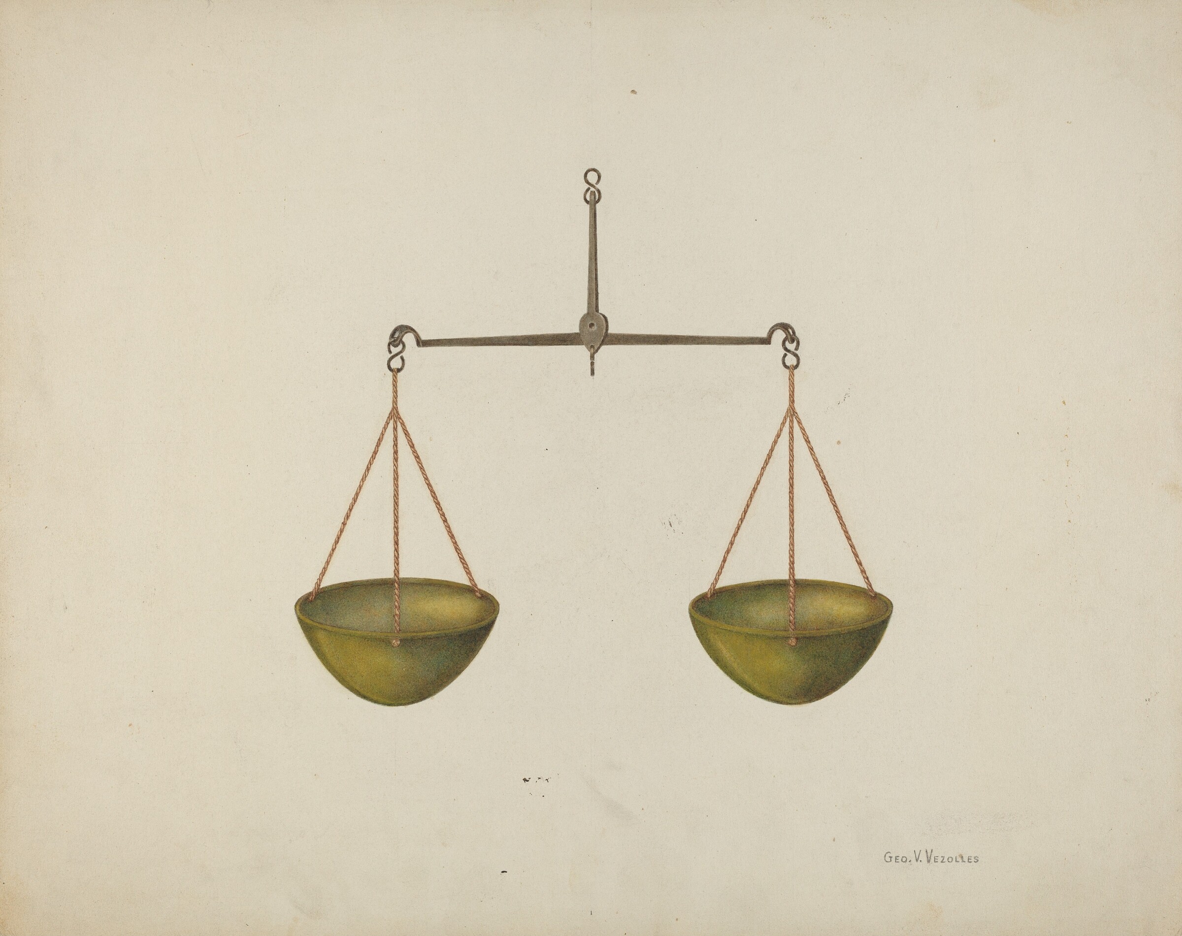 Shaker Scales, George V. Vezolles, c. 1939