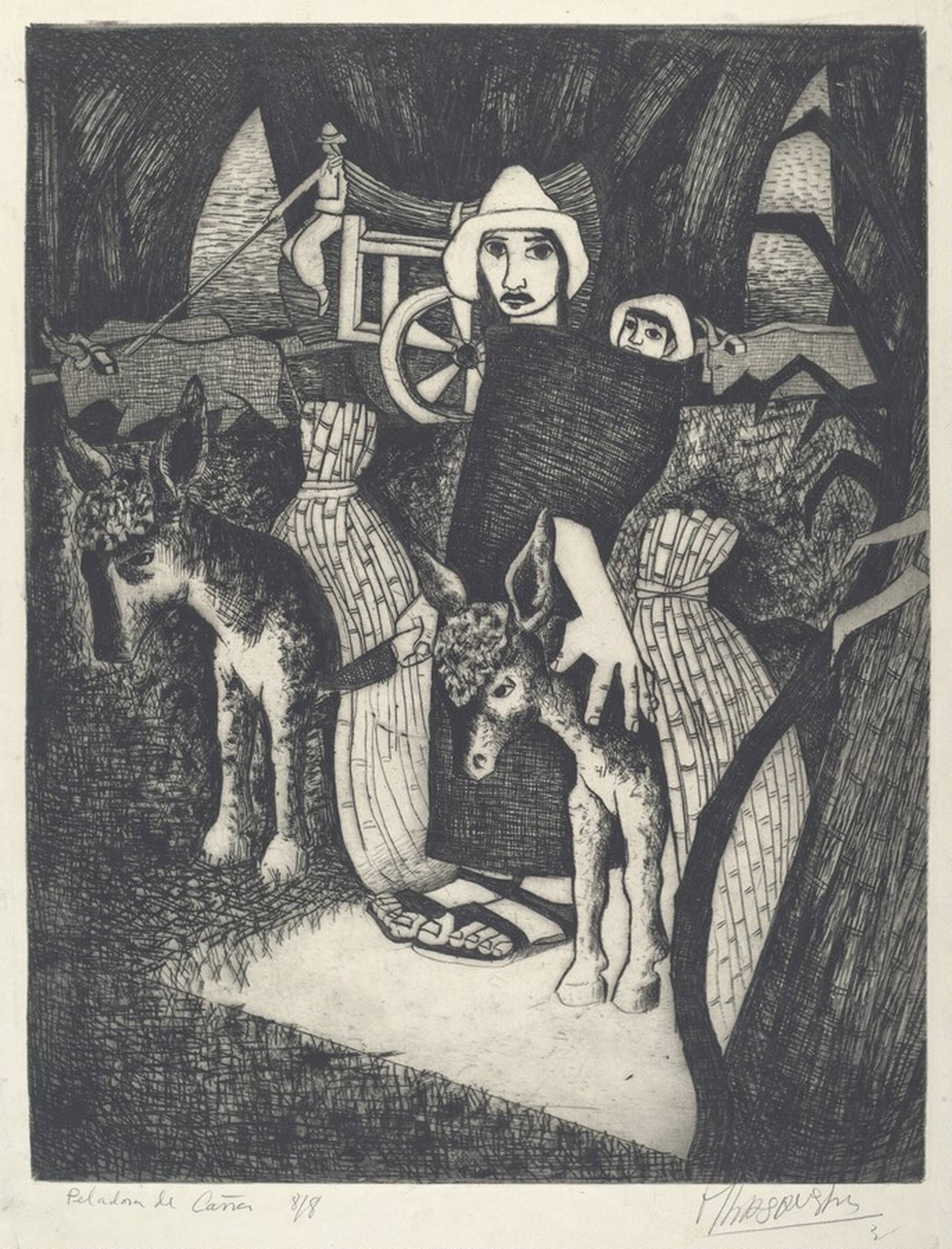 Peladora de Cana, Mauricio Lasansky, 1936