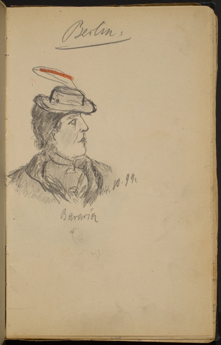 Woman in Profile to the Right