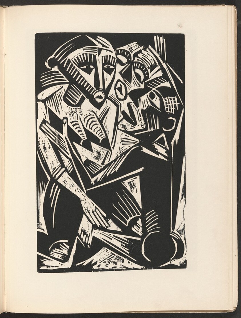 Weib vom Manne begehrt (Woman Desired by Man) from Deutsche Graphiker der Gegenwart (German Printmakers of Our Time)