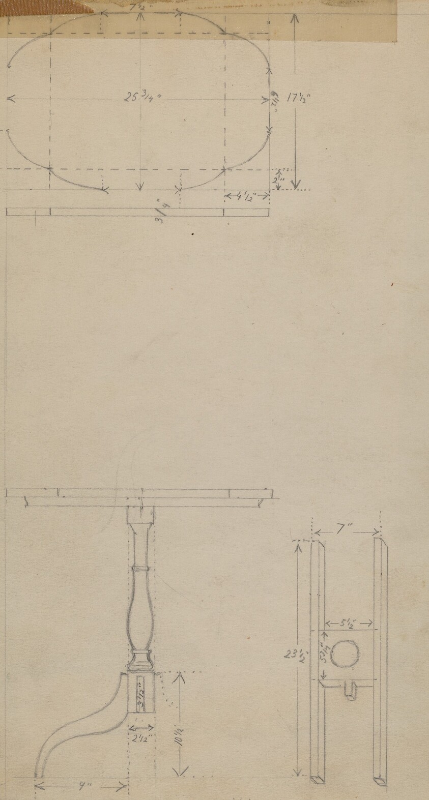 Drawing of Table