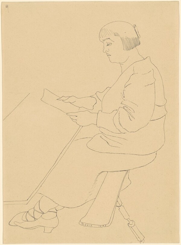 Study of Martha Ryder for "At Ticino's"