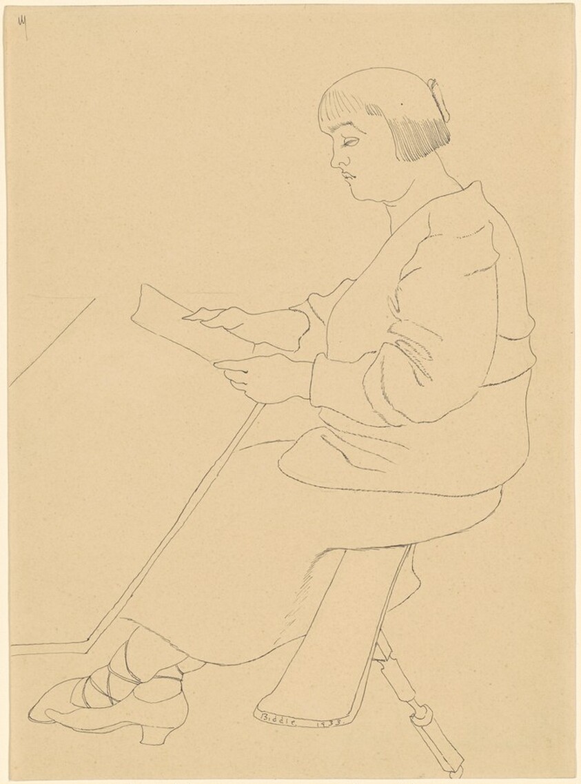 Study of Martha Ryder for "At Ticino's"