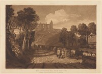 Saint Catherine's Hill Near Guilford, Joseph Mallord William Turner and J.C. Easling, 1811