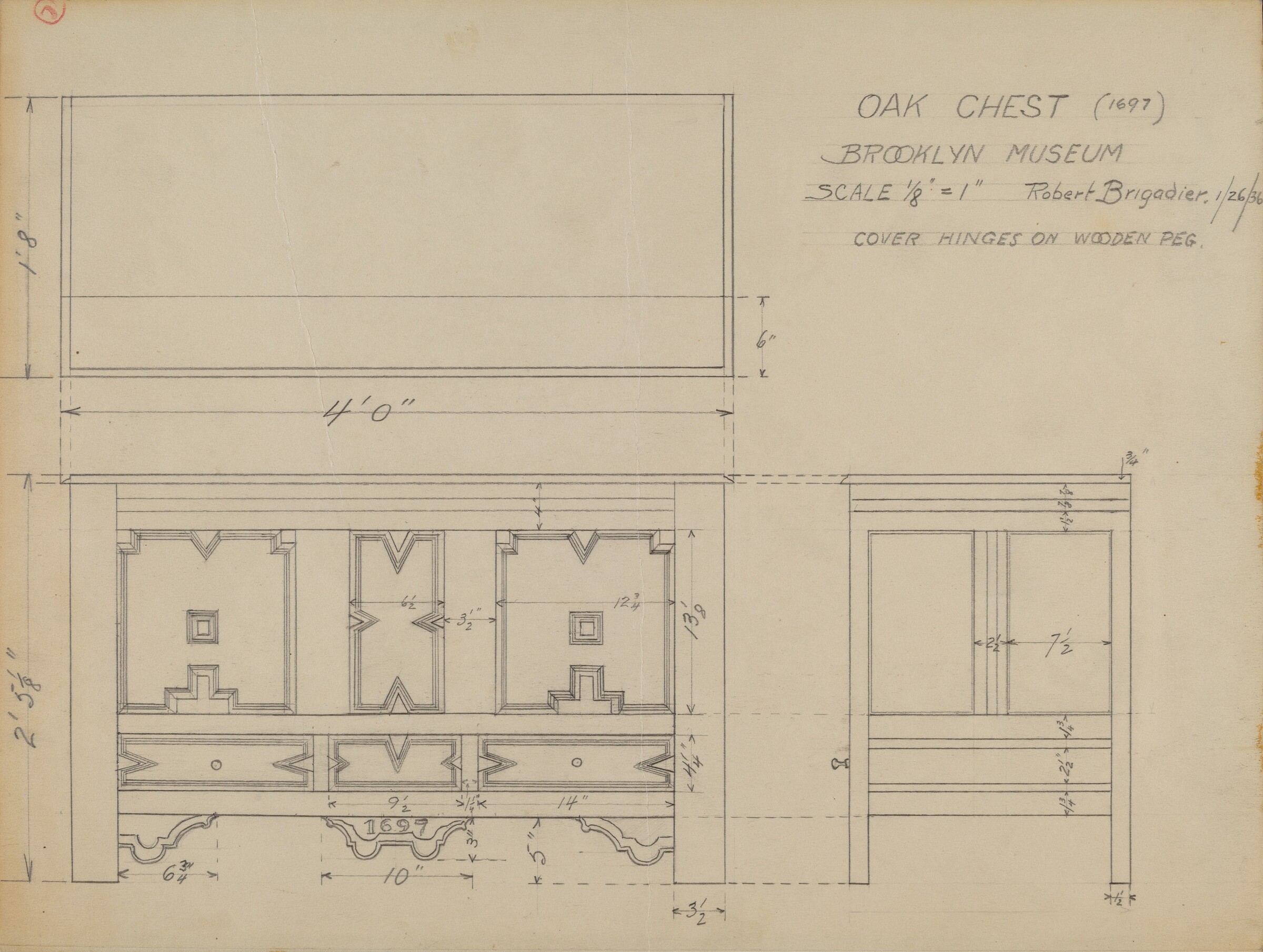 Chest, Robert Brigadier, 1936