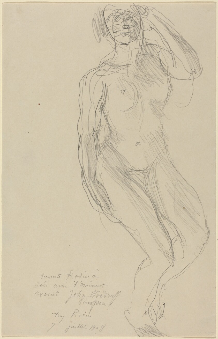 Seated Female Nude Looking Forward