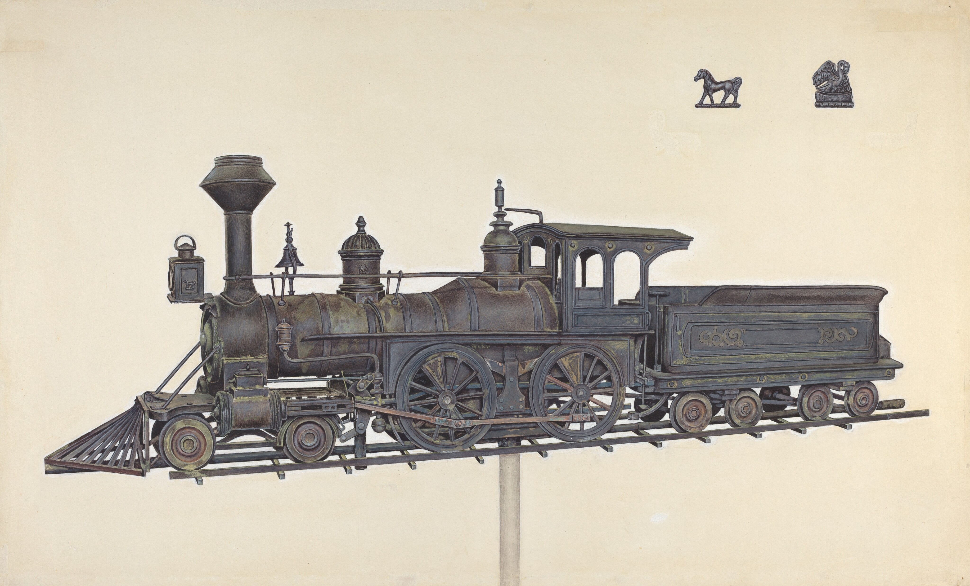 American Locomotive アート作品 Locomotive by American 20th Century