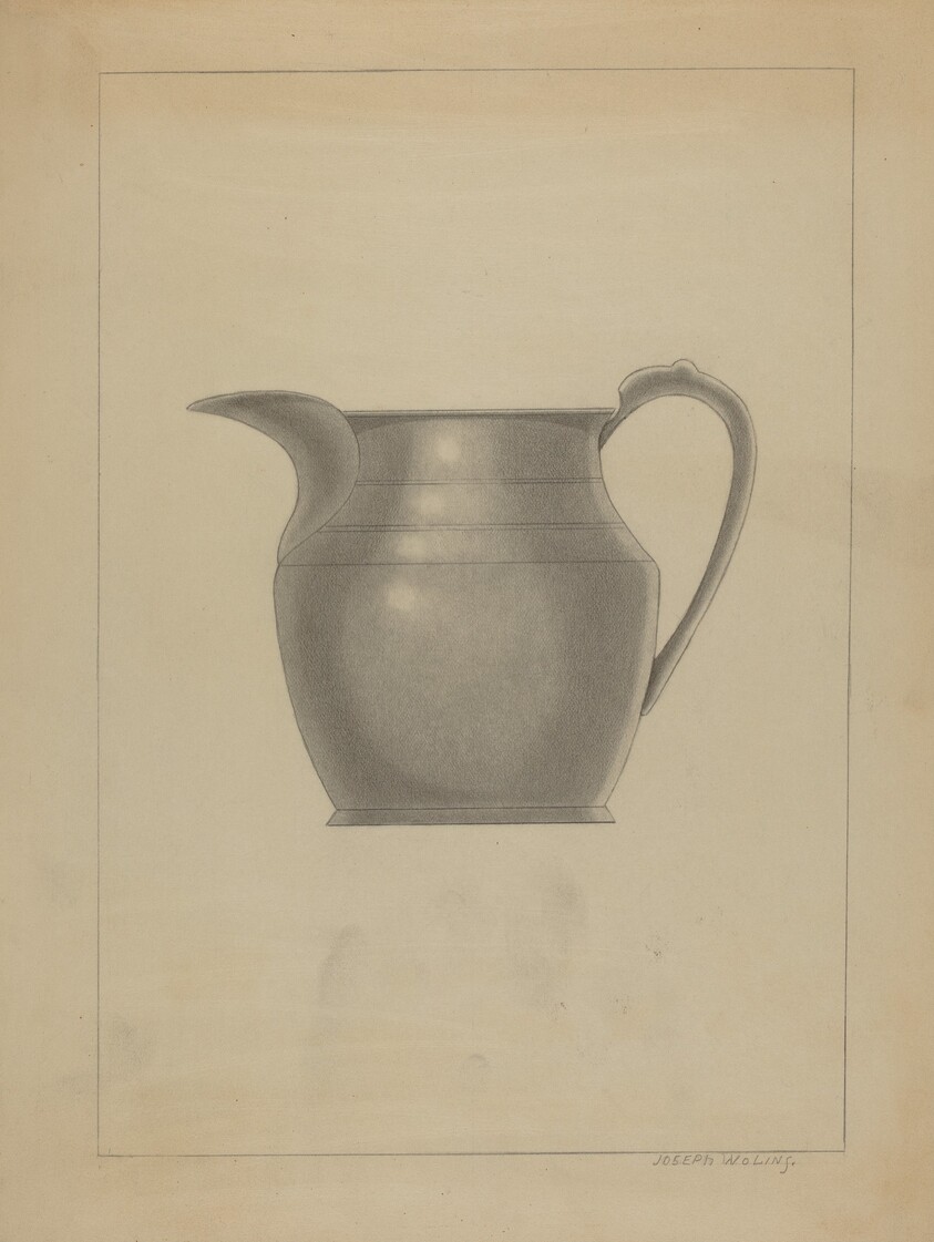 Pewter Pitcher