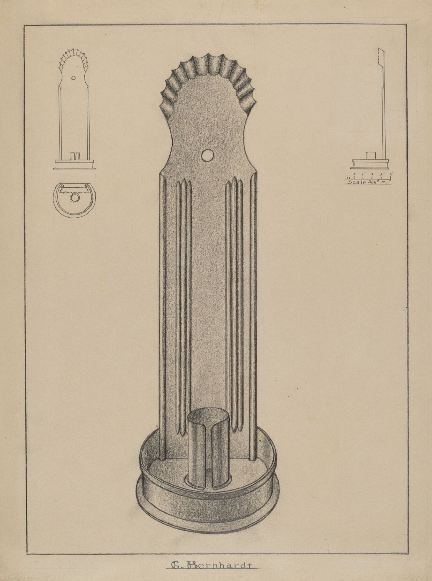 Wall Sconce, Gerald Bernhardt, 1935/1942