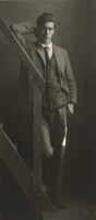 Young Man on Stairs, André Kertész, c. 1926-1927