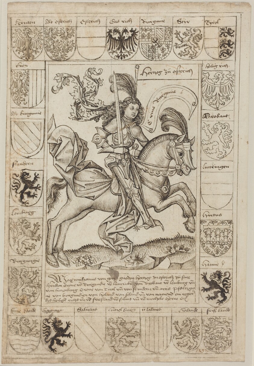 Maximilian, Duke of Austria, on Horseback