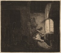 The Family in the Room, Ferdinand Bol, 1645