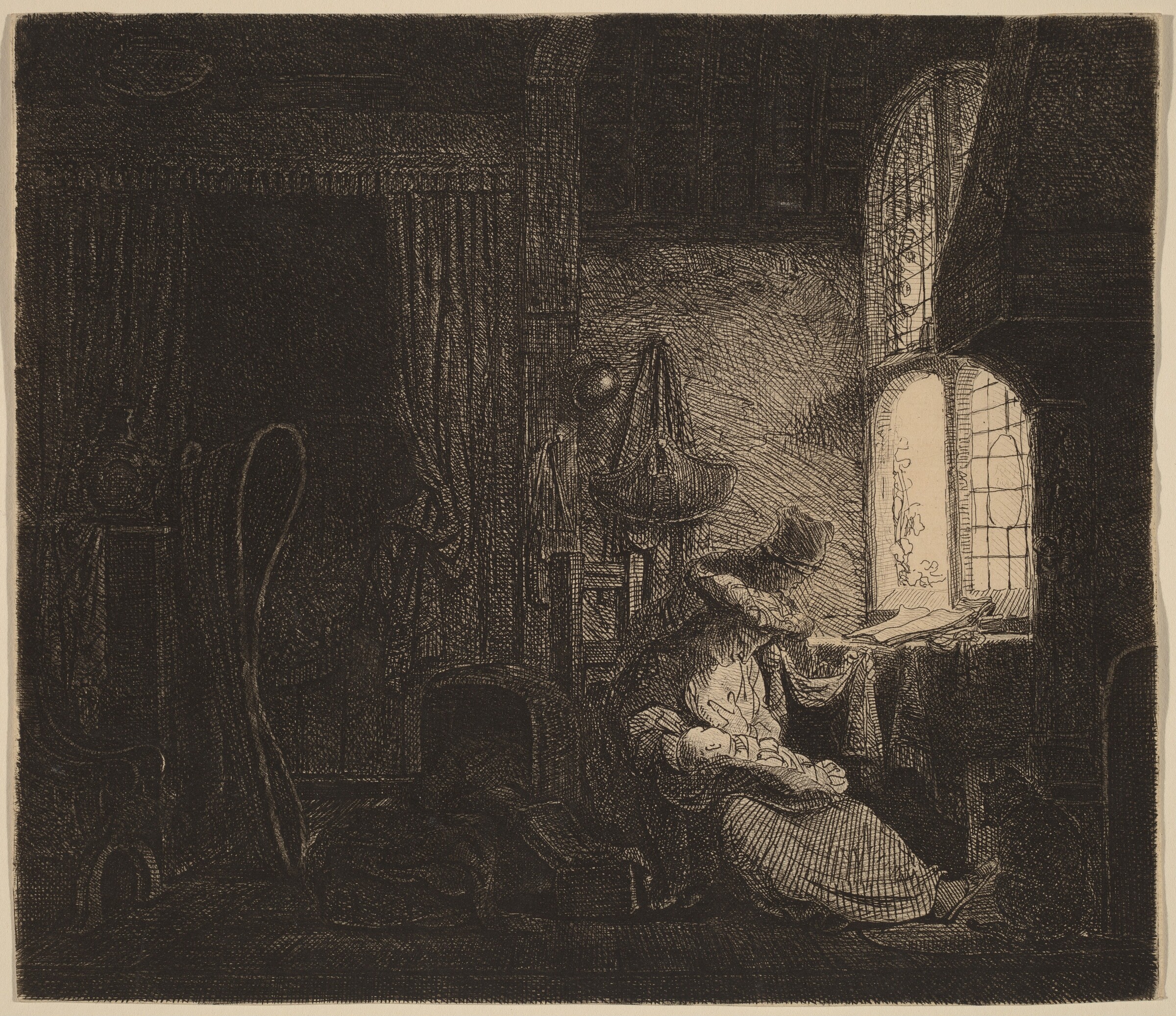 The Family in the Room, Ferdinand Bol, 1645