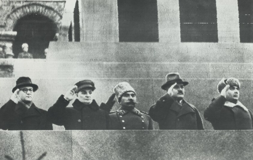 Title from caption on object: “Salutes for the Red Army”