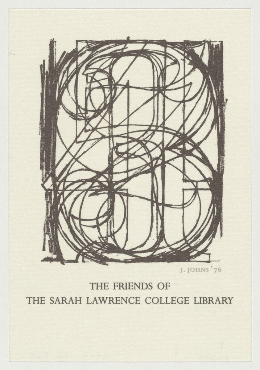 Bookplate for the Friends of the Sarah Lawrence College Library