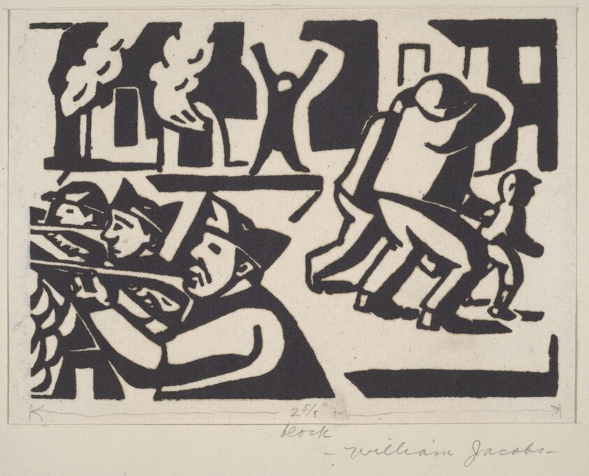 Untitled (Men, Rifles, Fire)