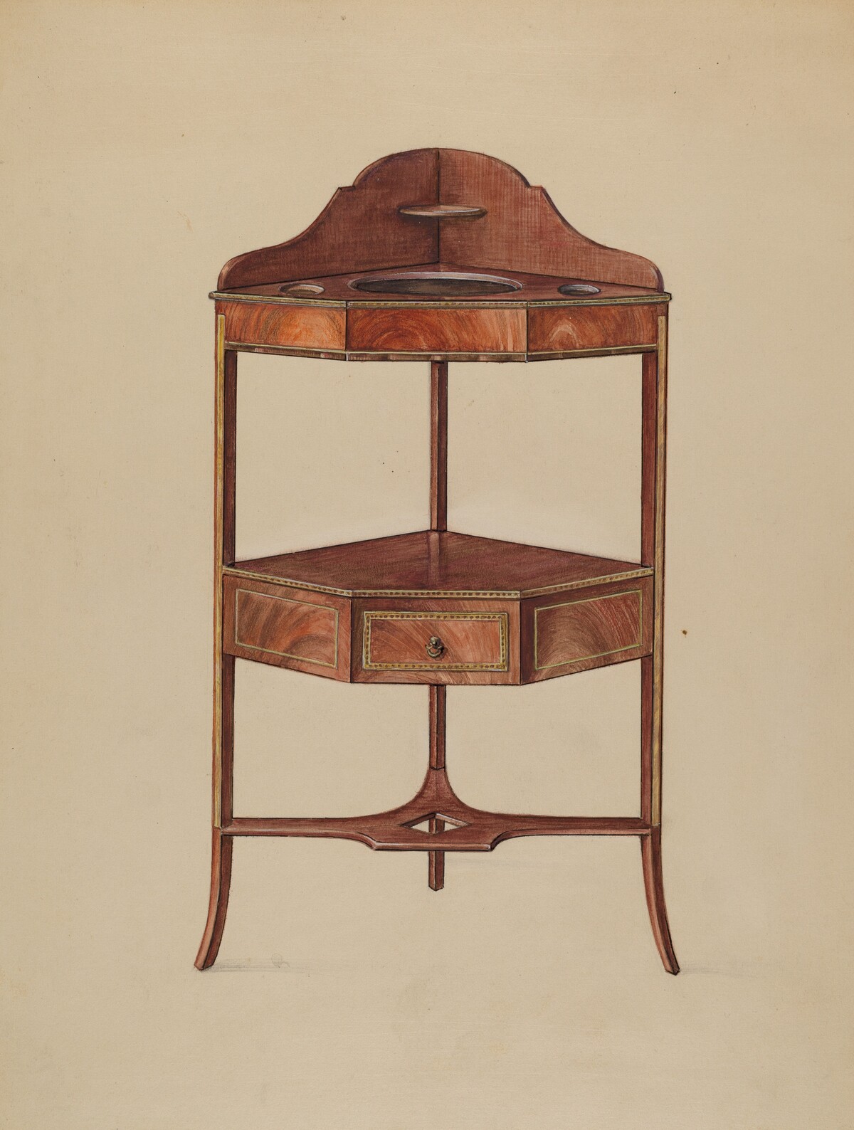 Corner Wash-stand