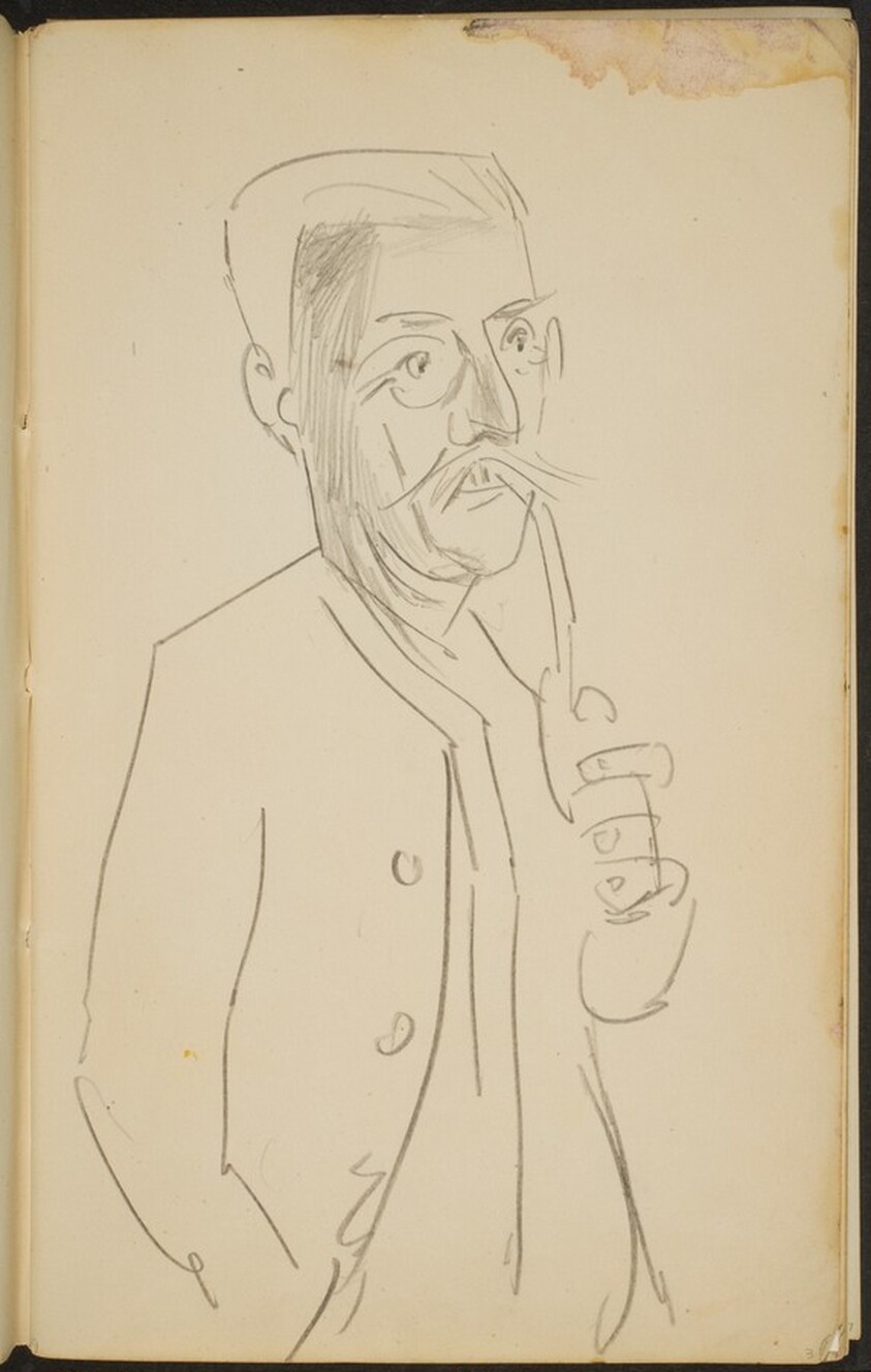 Mann mit Pfeife (Man with a Pipe) [p. 3]