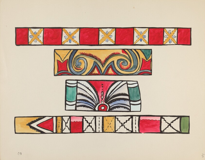 Plate 49: From Portfolio "Spanish Colonial Designs of New Mexico"