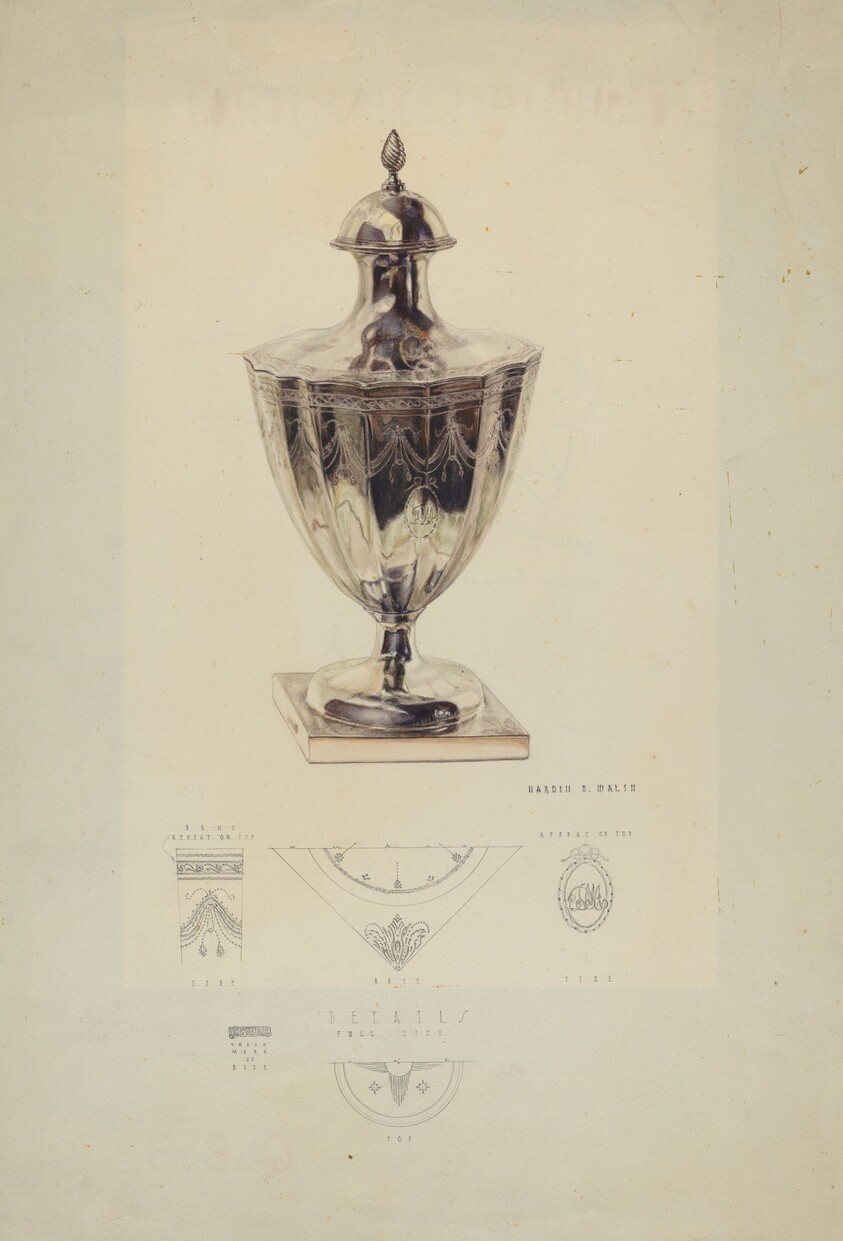 Silver Sugar Urn