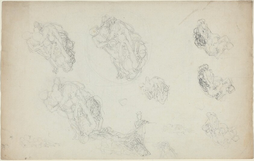 Sheet of Studies [recto and verso]