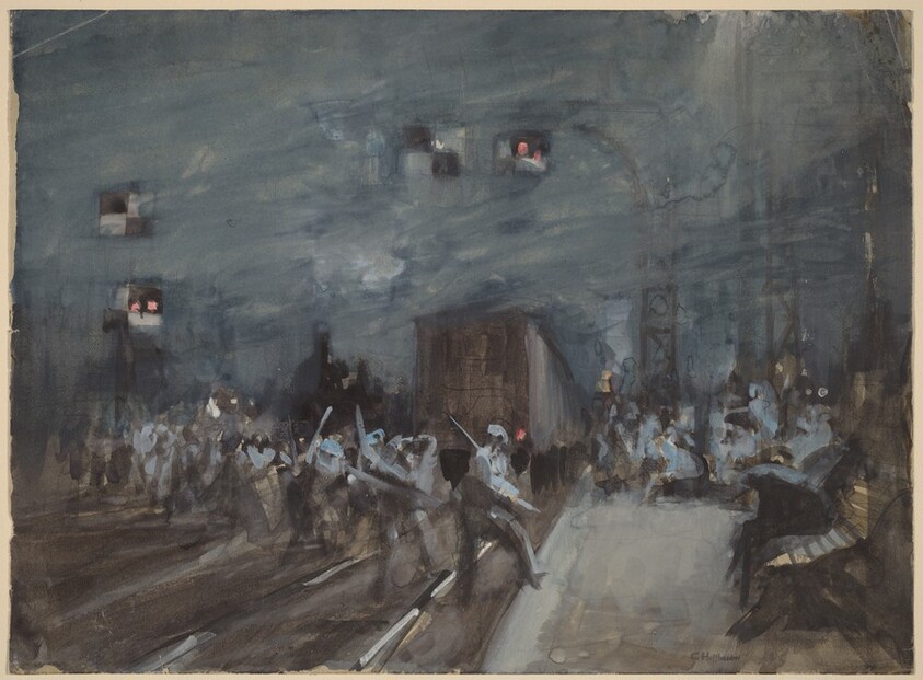 Railway Station [recto]