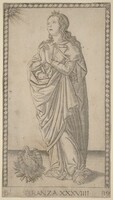 Speranza (Hope), Master of the E-Series Tarocchi, c. 1465
