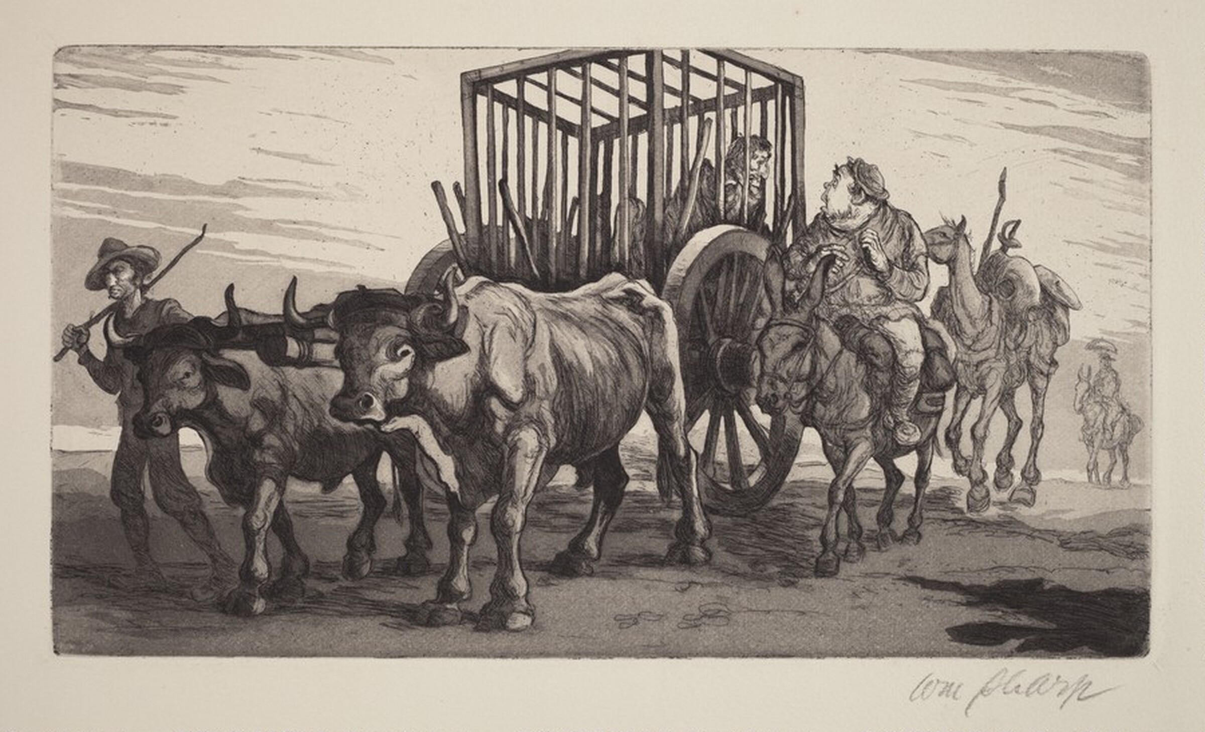 Scene from Don Quixote (?), William Sharp, c. 1945