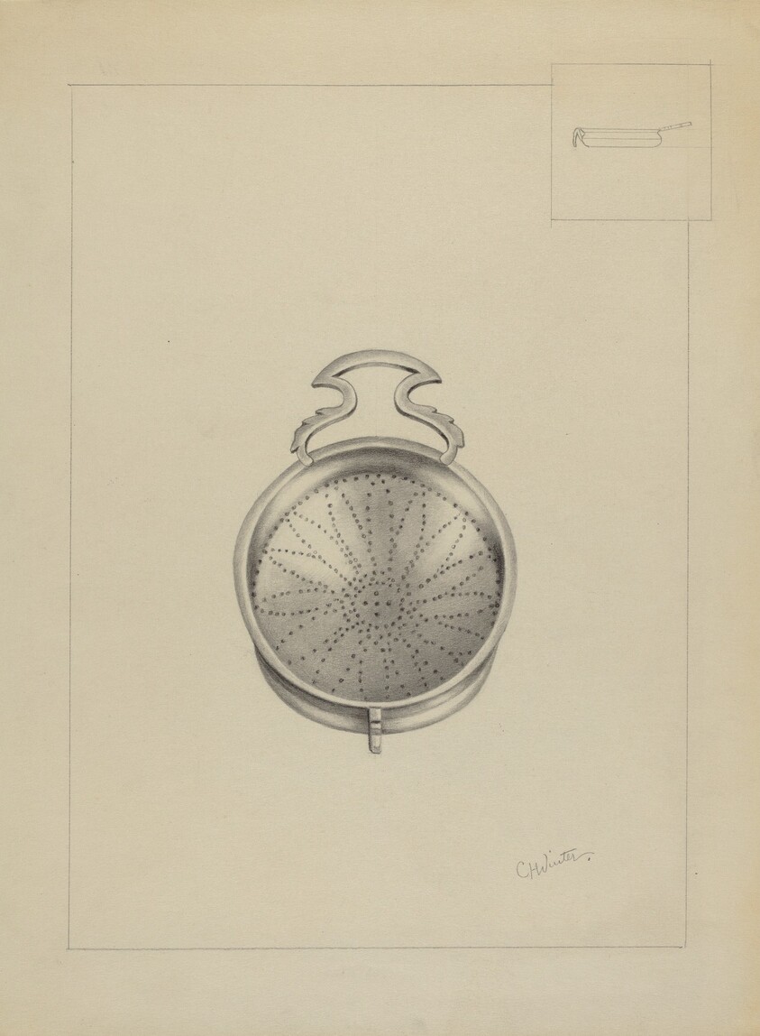 Silver Punch Strainer