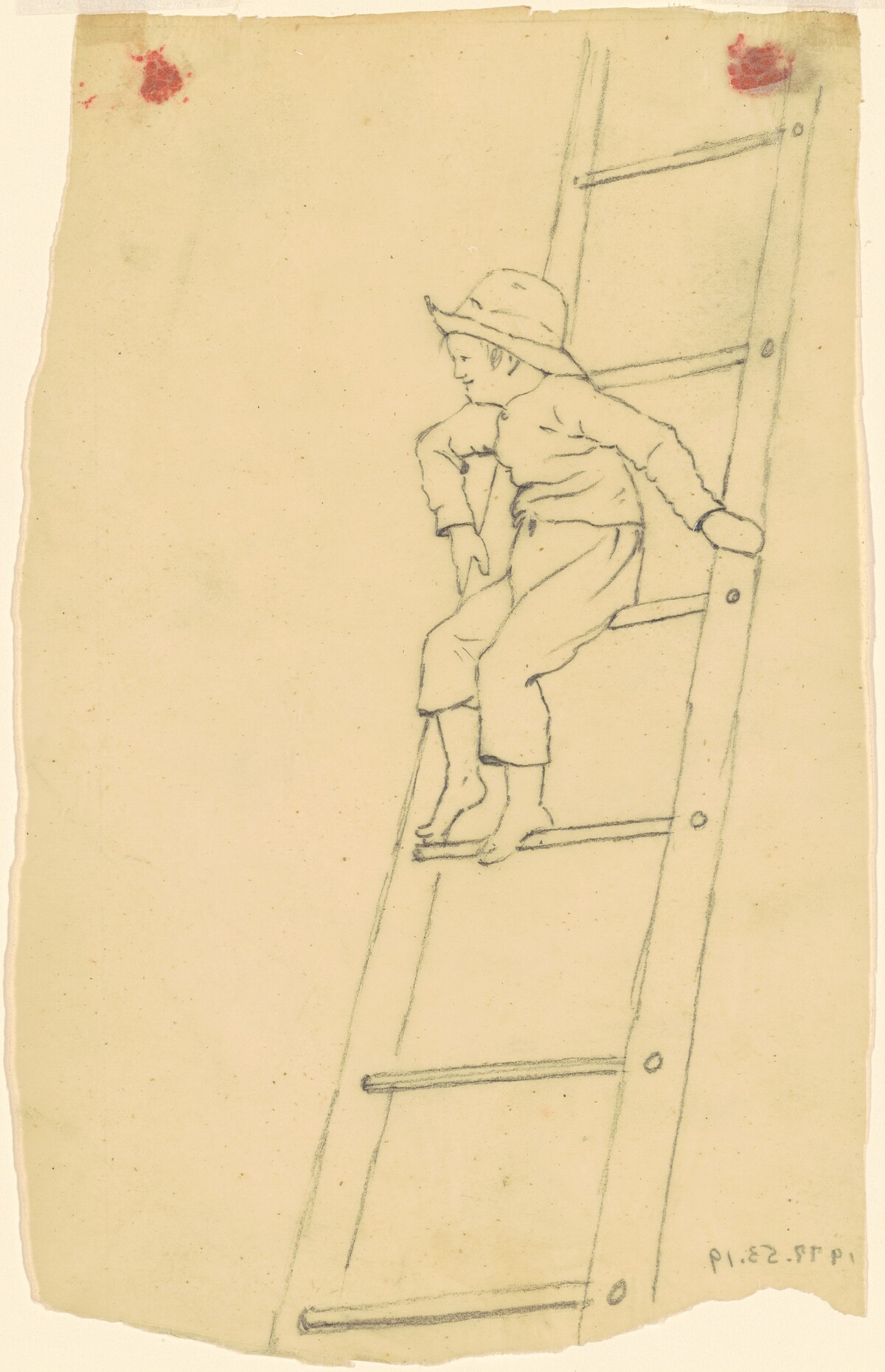 Boy on a Ladder